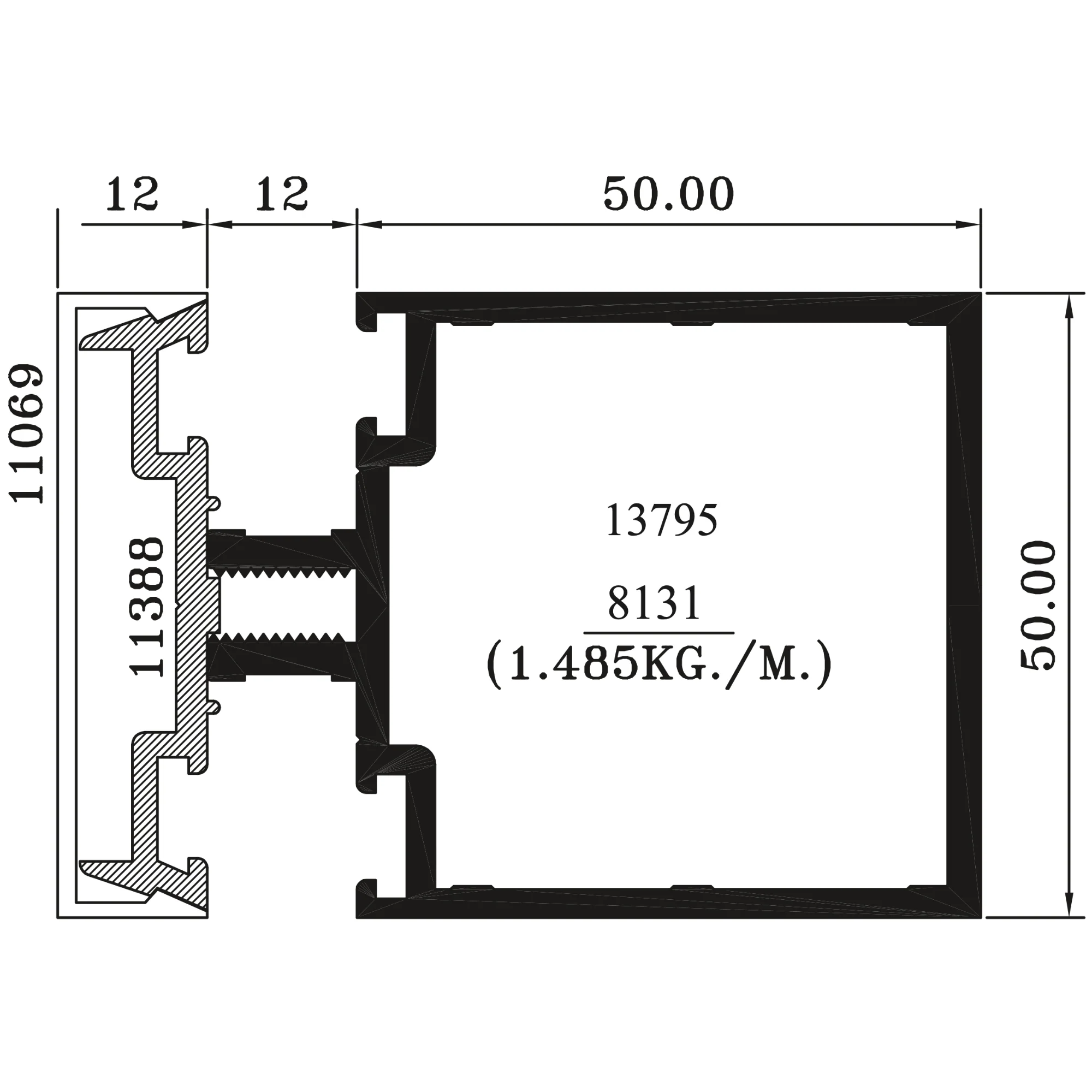 Assembly 8131 + 13795 + 11069 + 11388