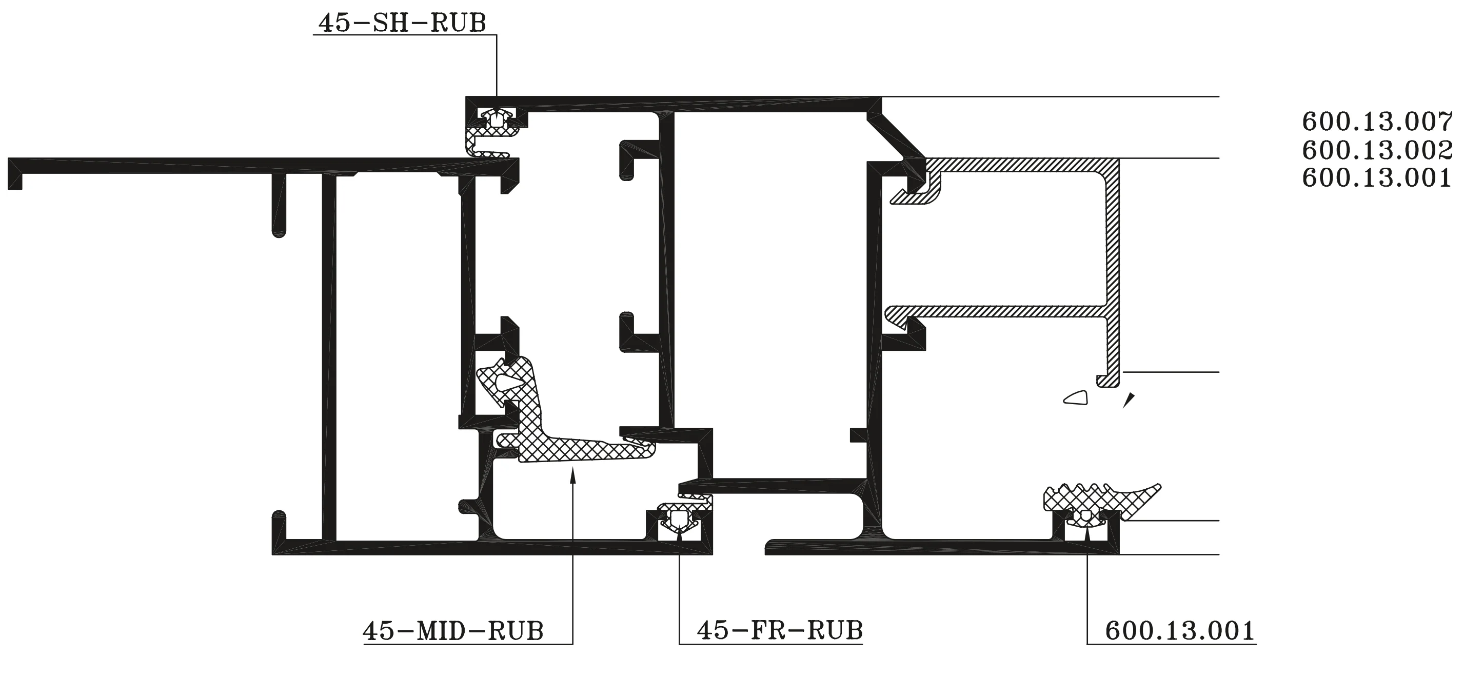 4.5 cm Hinged Window Series