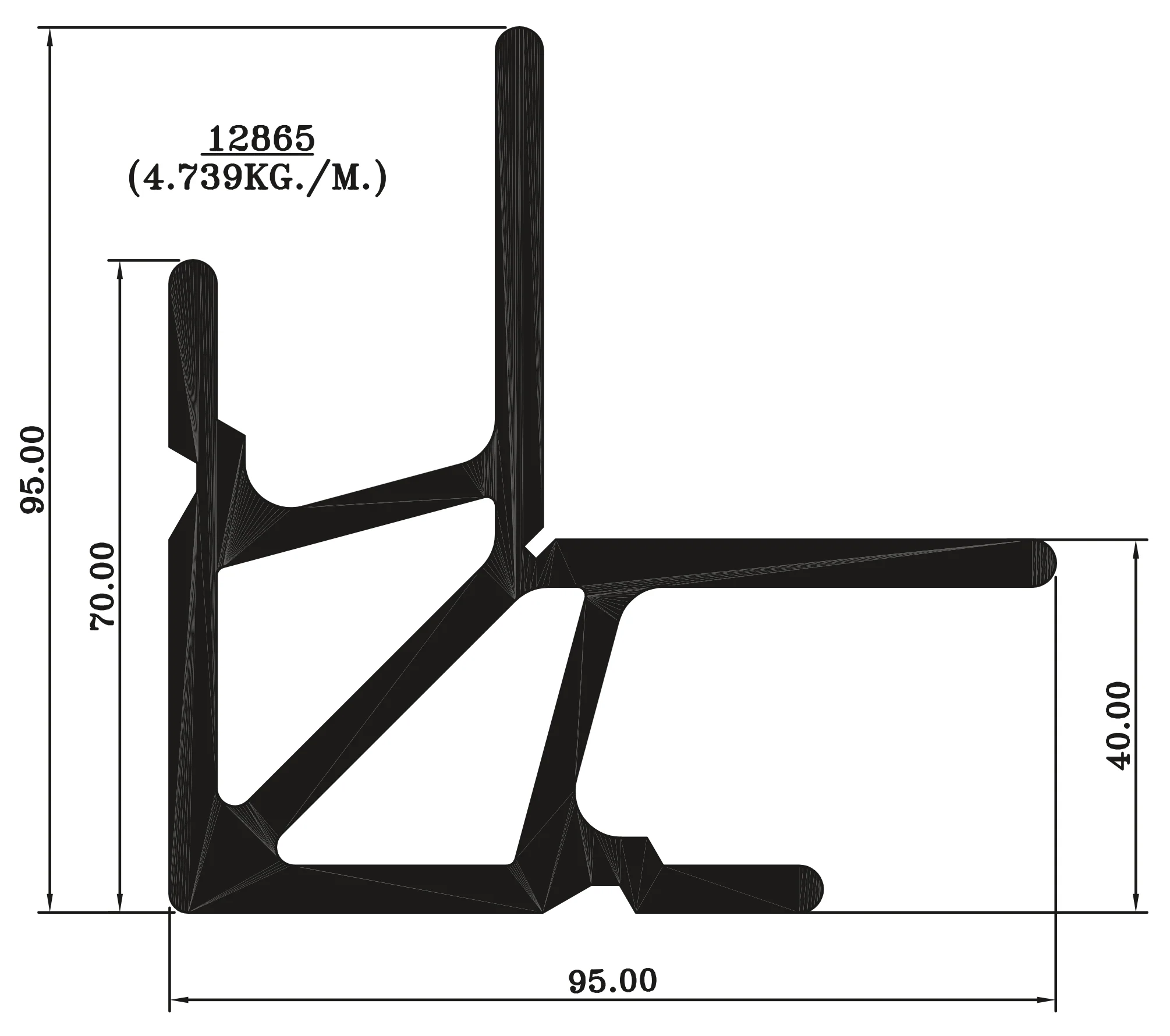 Profile 12865 (Left)