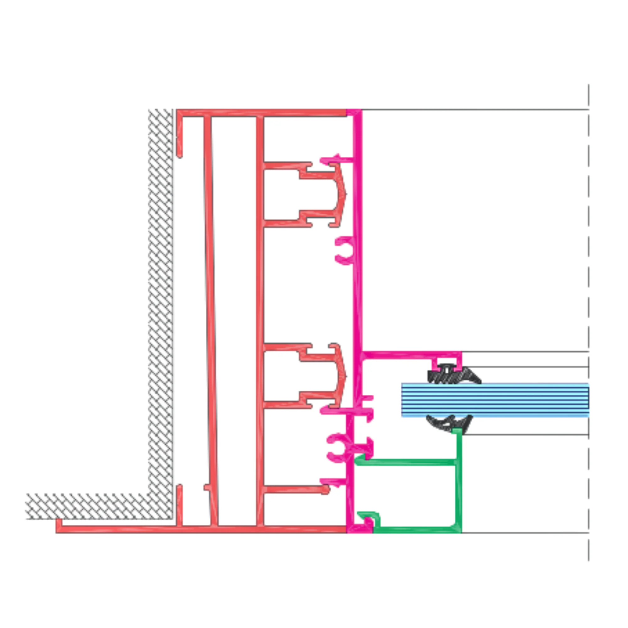 105 mm & 125 mm Sliding Window & Door System