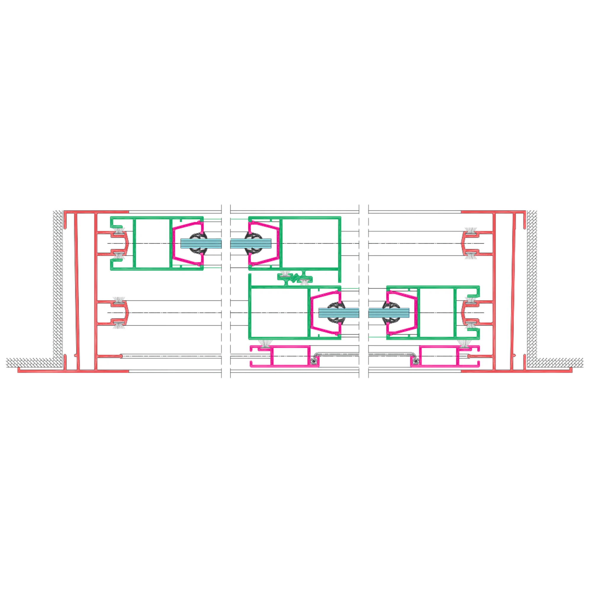 105 mm & 125 mm Sliding Window & Door System