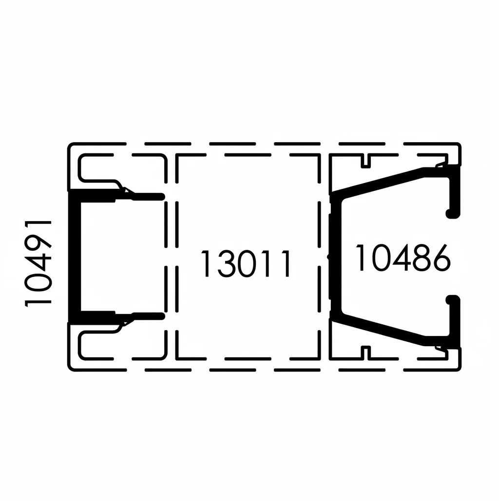 Assembly 10491 + 13011 + 10486