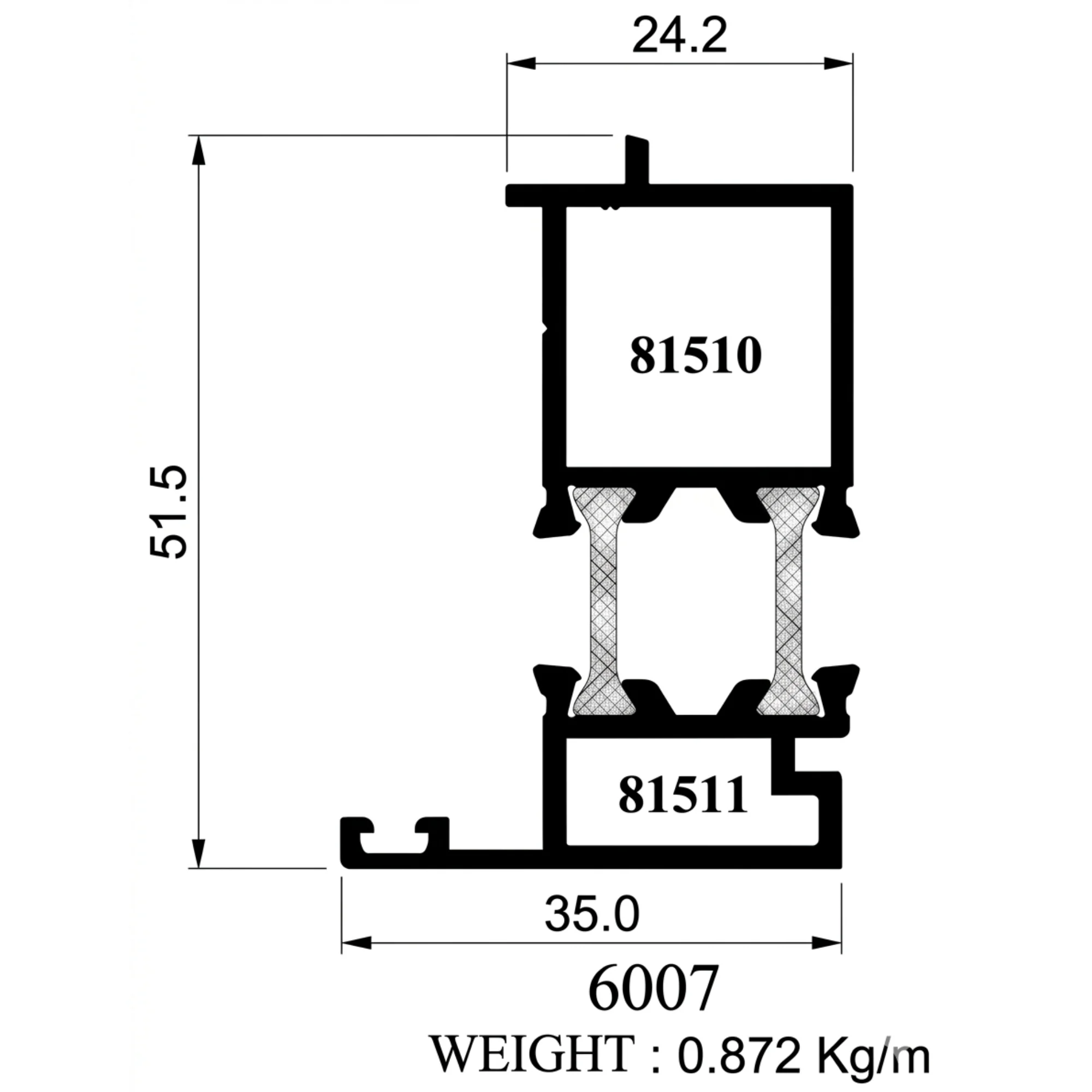 Assembly 6007 + 81510 + 81511