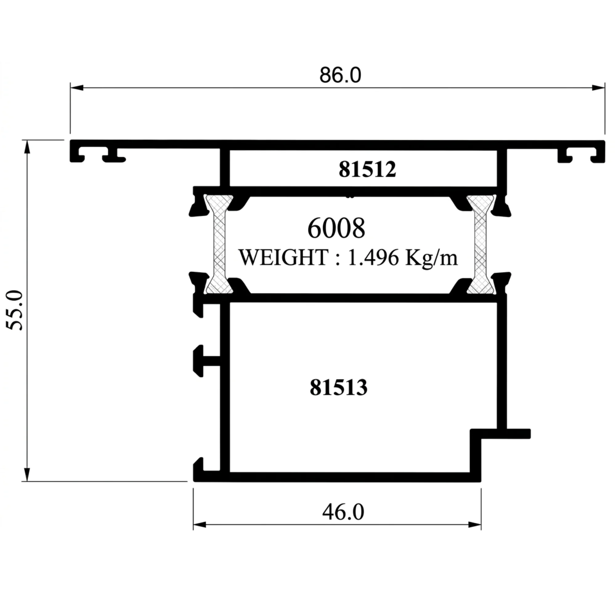 Assembly 6008 + 81513 + 81512