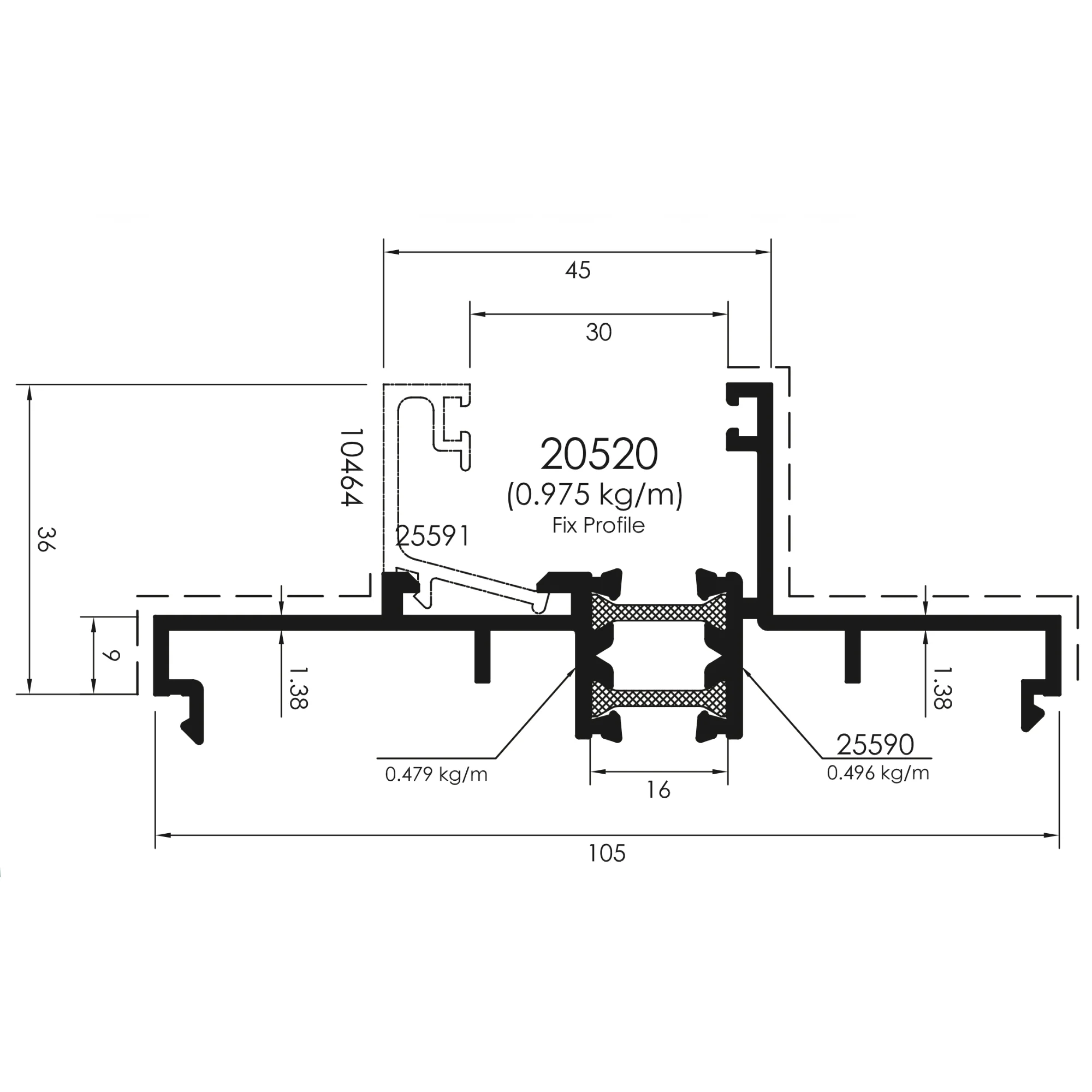 Assembly 20520 + 25591 + 25590 + 10465