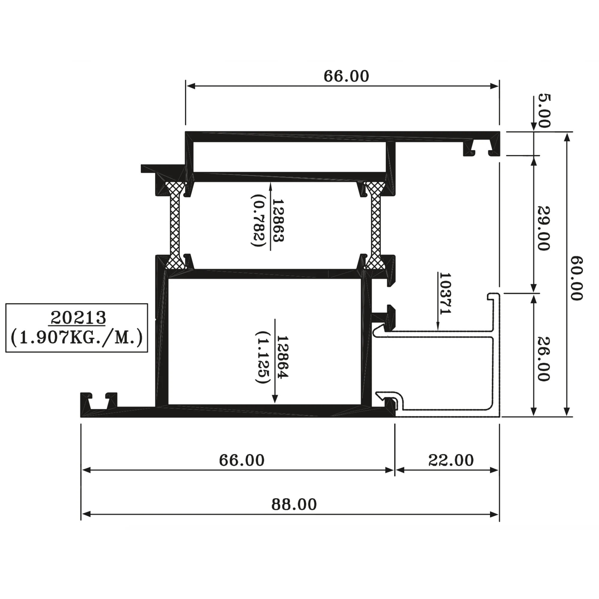 Assembly 20213 + 12864 + 1263 + 10371