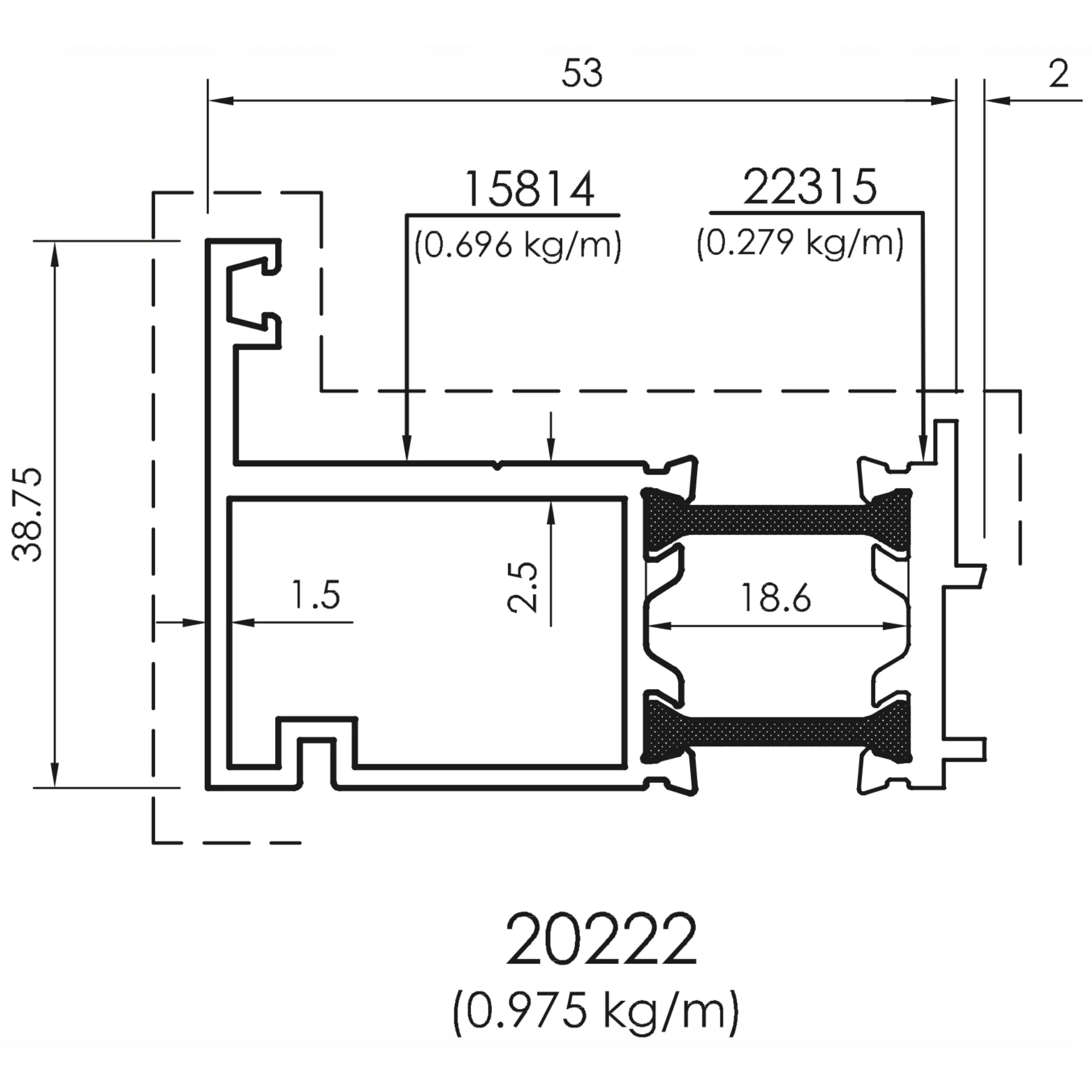 Assembly 20222 + 15814 + 22315