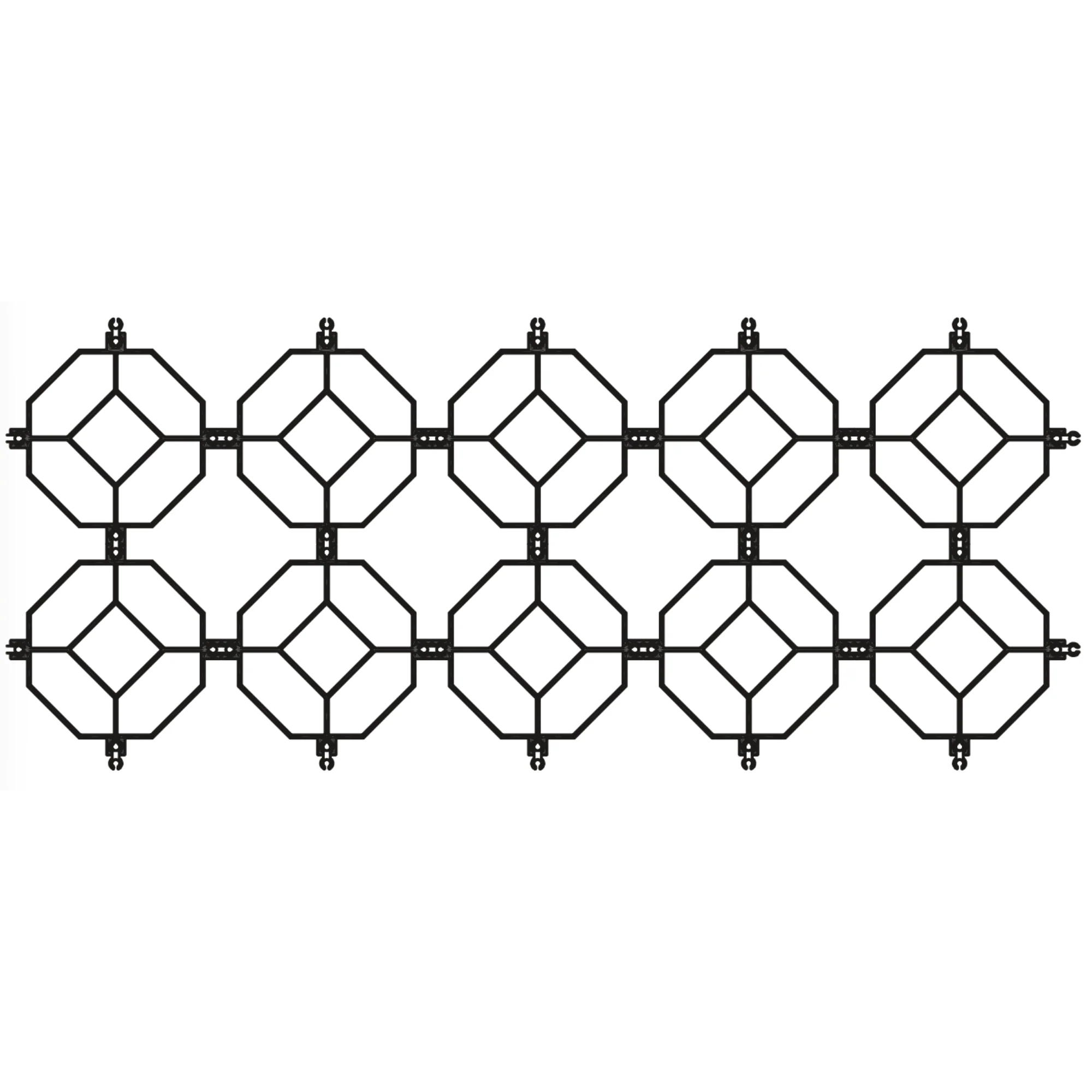 Decorative Claustra Panel 2 Combined