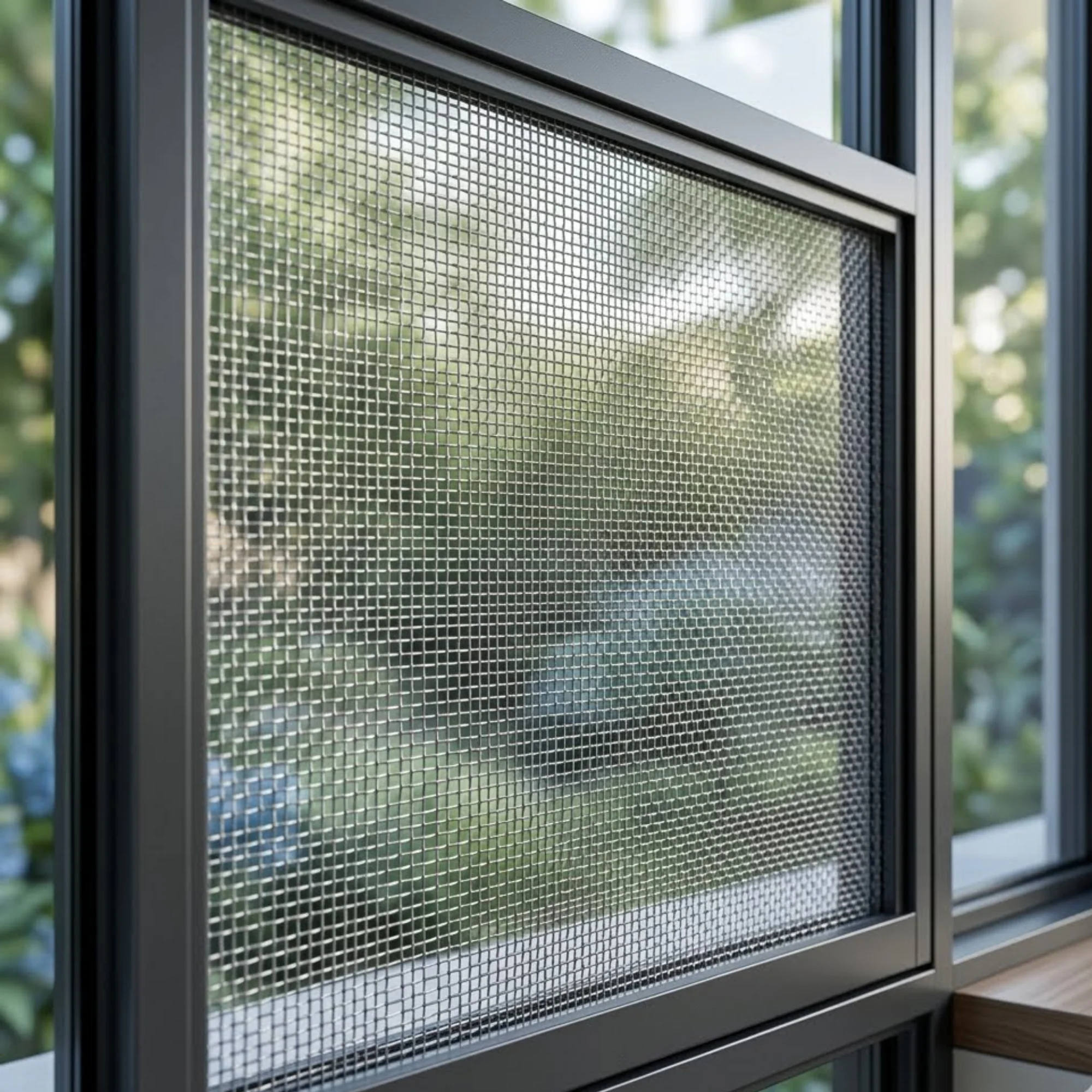 Silver Aluminium Fly Screen Mesh