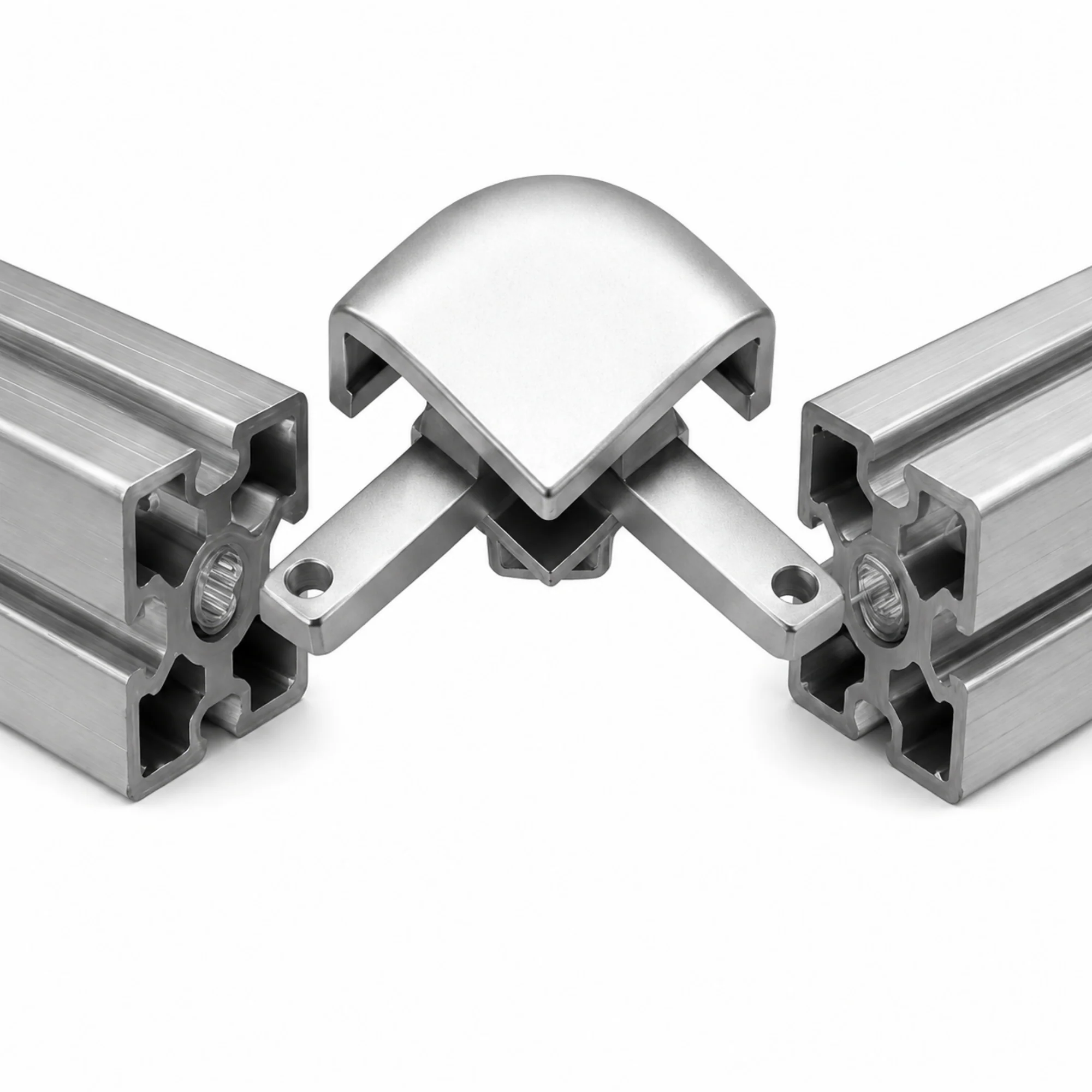 Three-Way Showcase Corner Connector