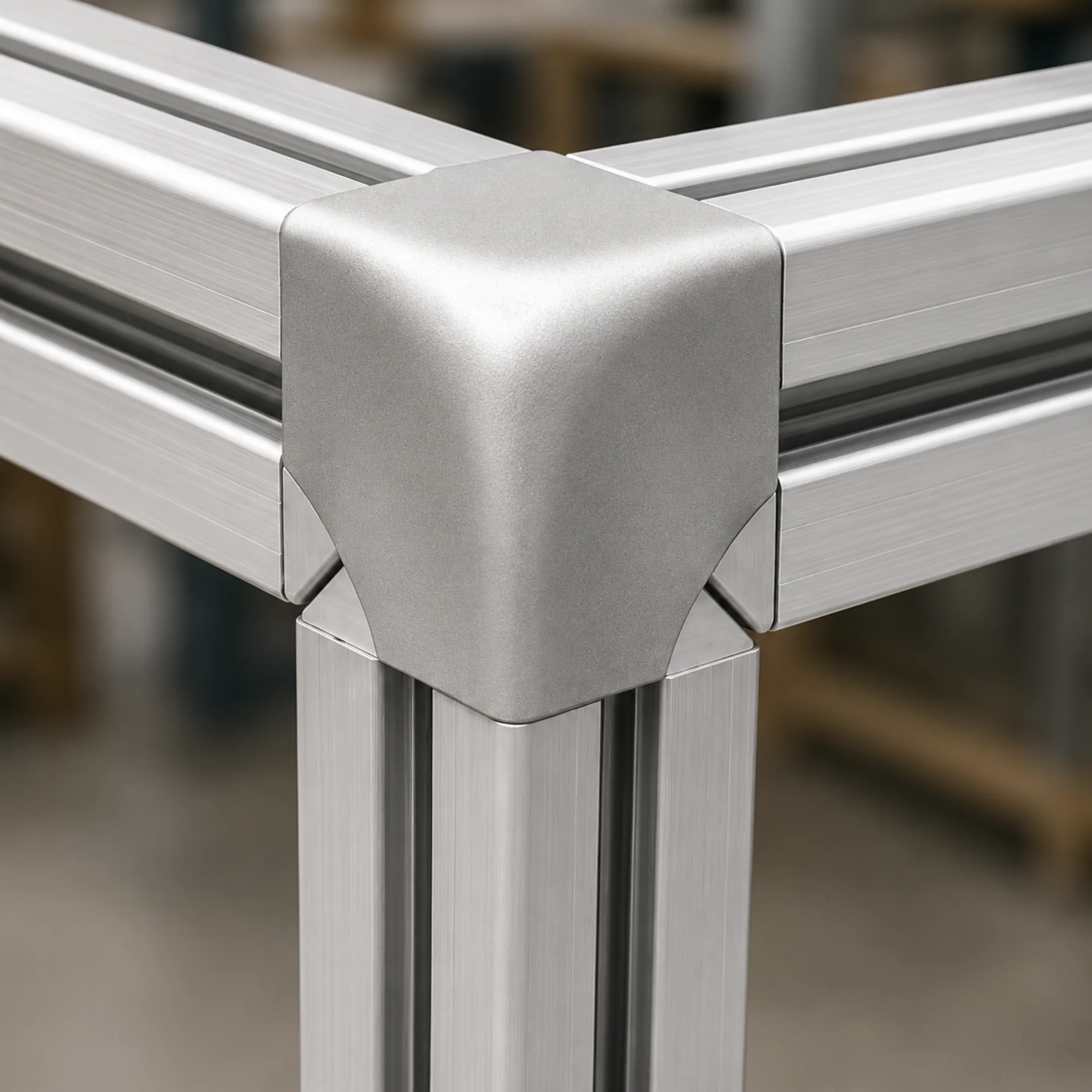 Three-Way Showcase Corner Connector